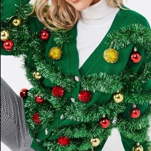 Christmas knit cardigan